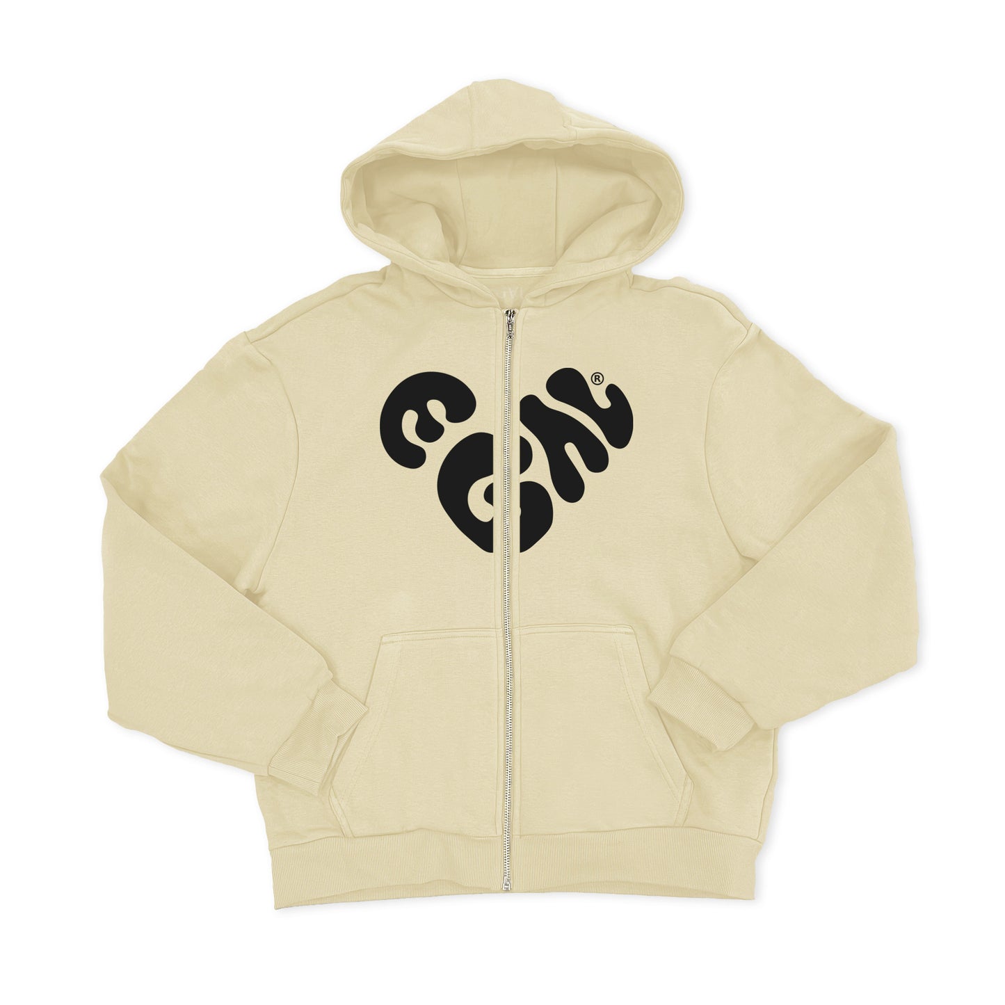 Sweat zippé HÉRITAGE Whitesand