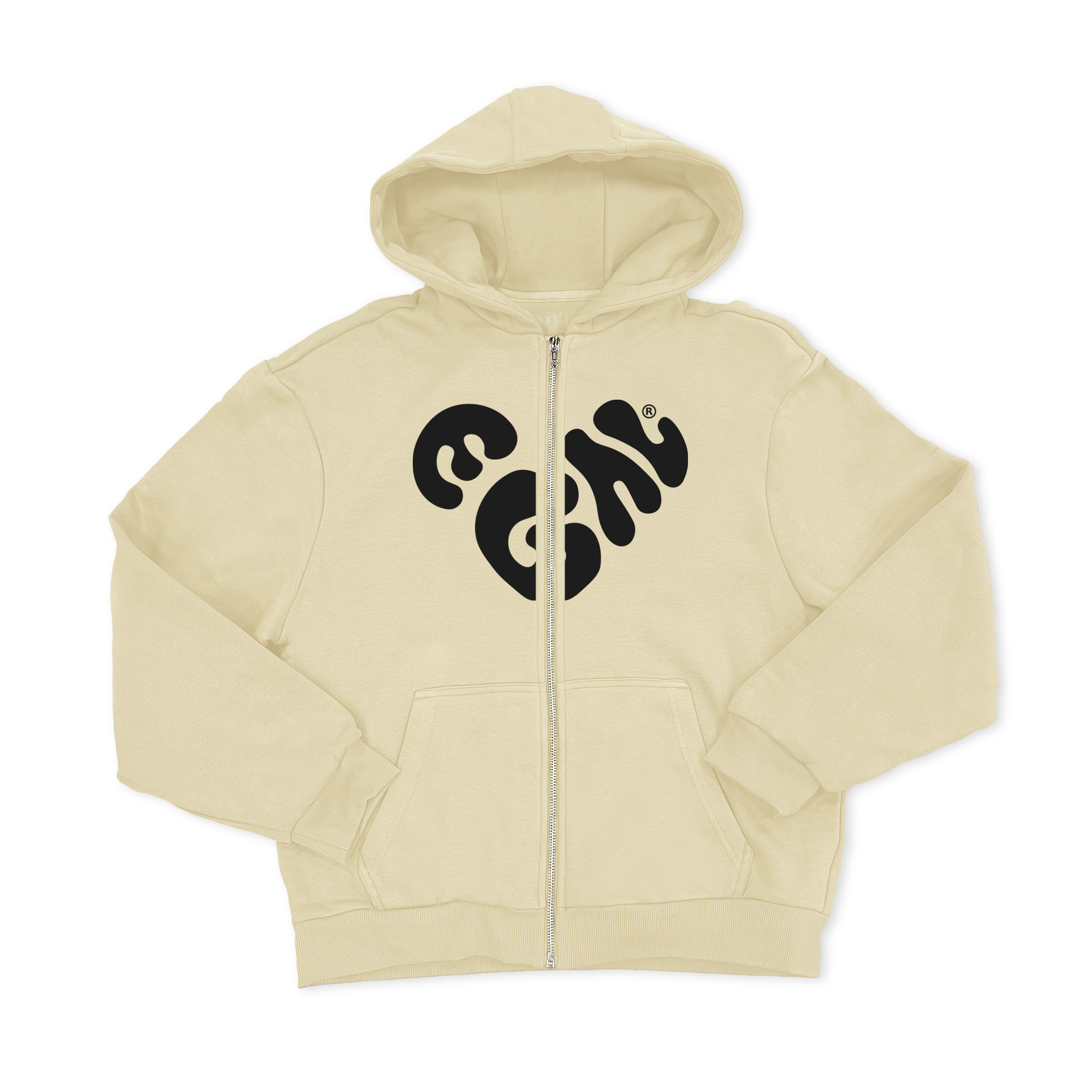 Sweat zippé HÉRITAGE Whitesand